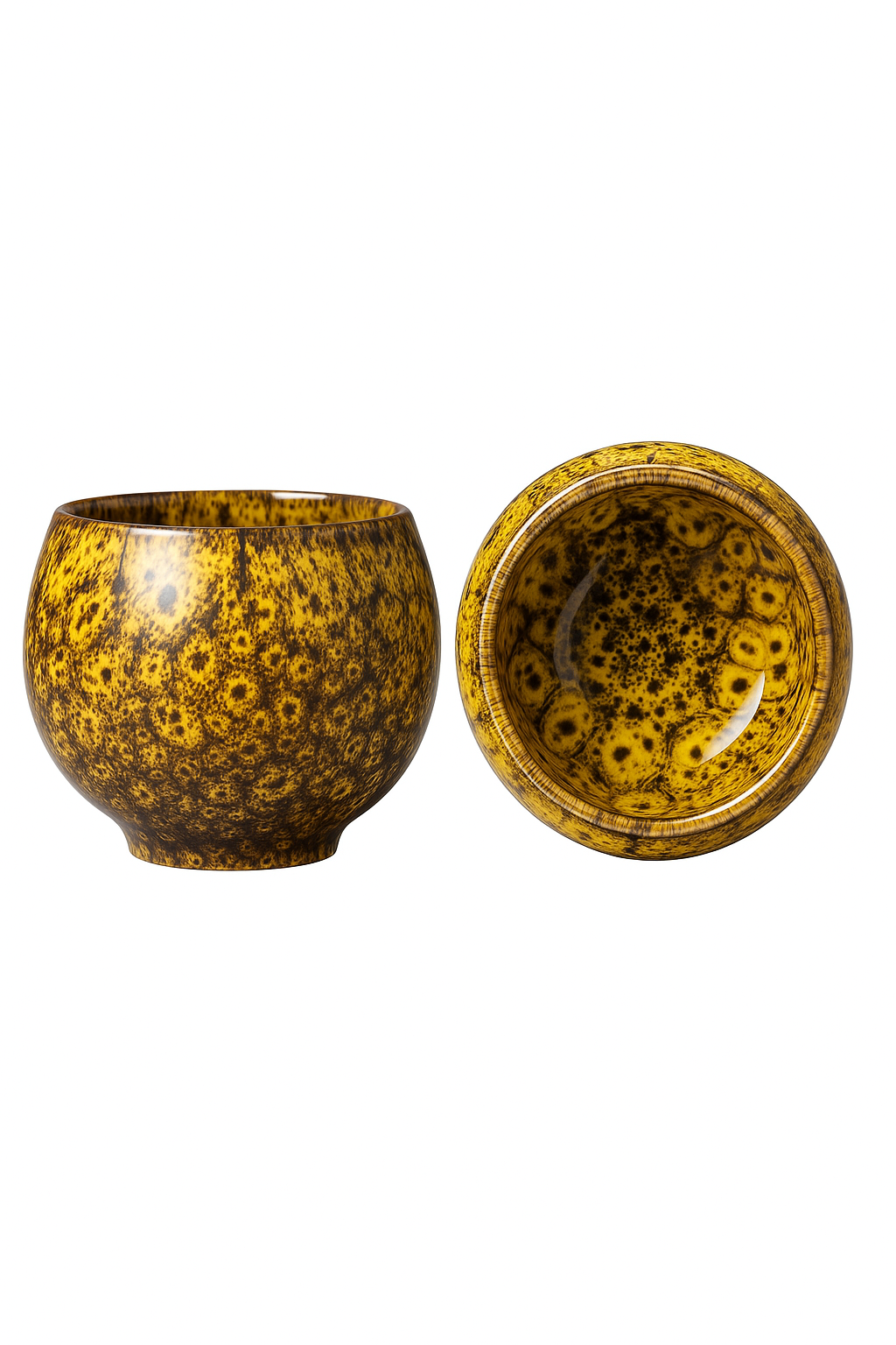 Mug grande capacité céramique style japonais rétro couple - vue 2 sur 2