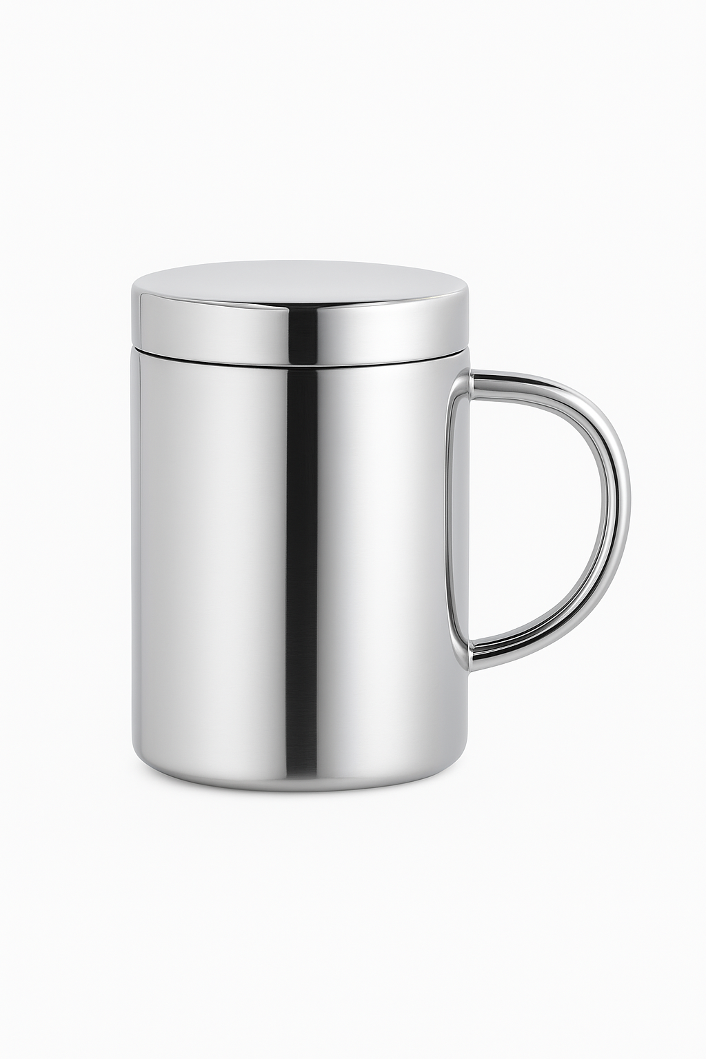Mug inox double paroi avec anse incassable - vue 2 sur 2