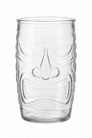 Mug tiki en verre transparent style bar cocktail