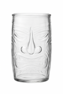 Mug tiki en verre transparent style bar cocktail