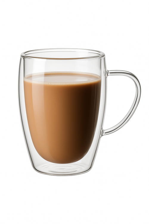 Mug verre double paroi isolant style moderne