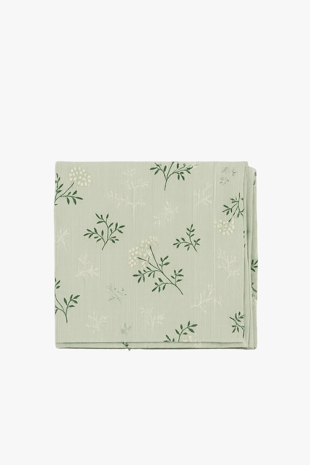 Nappe coton dentelle marguerite pompons style champêtre table