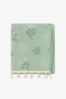 Nappe coton motifs marguerites style coréen table cuisine