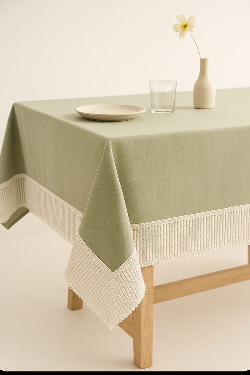 Nappe dentelle style français motif pluie de météores - vue 2 sur 2