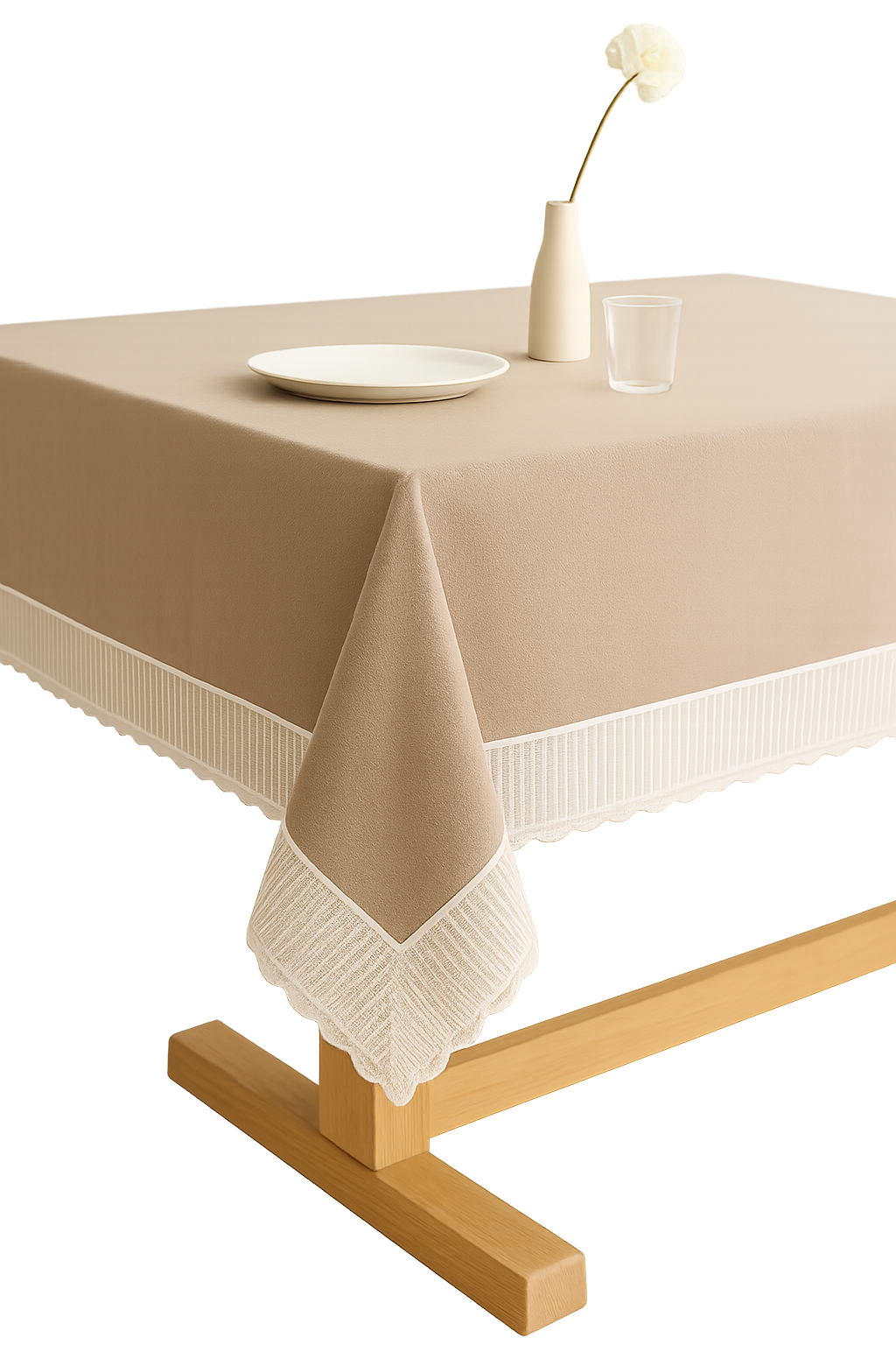 Nappe dentelle style français motif pluie de météores