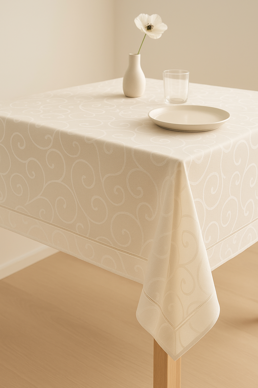 Nappe florale imperméable lavable facile entretien cuisine fête
