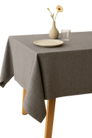 Nappe imperméable style lin lavable cuisine salle manger