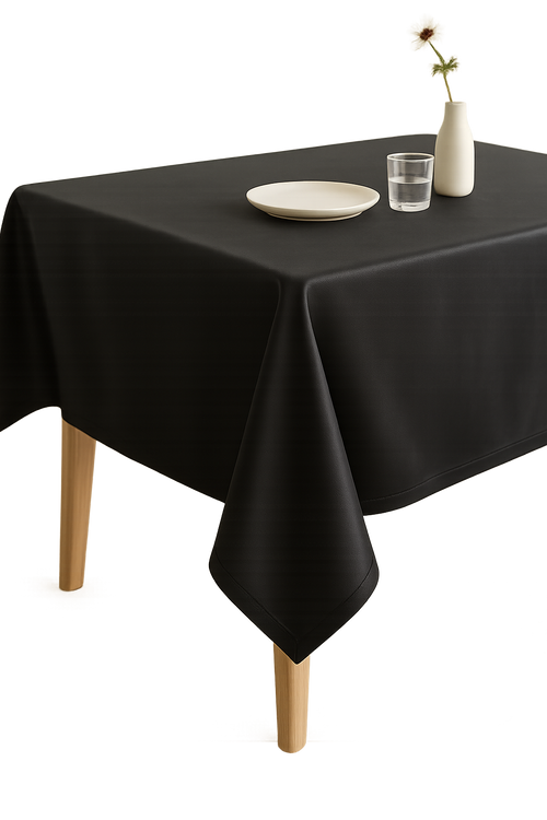 Nappe satin douce decorative pour table fete mariage - vue 2 sur 2