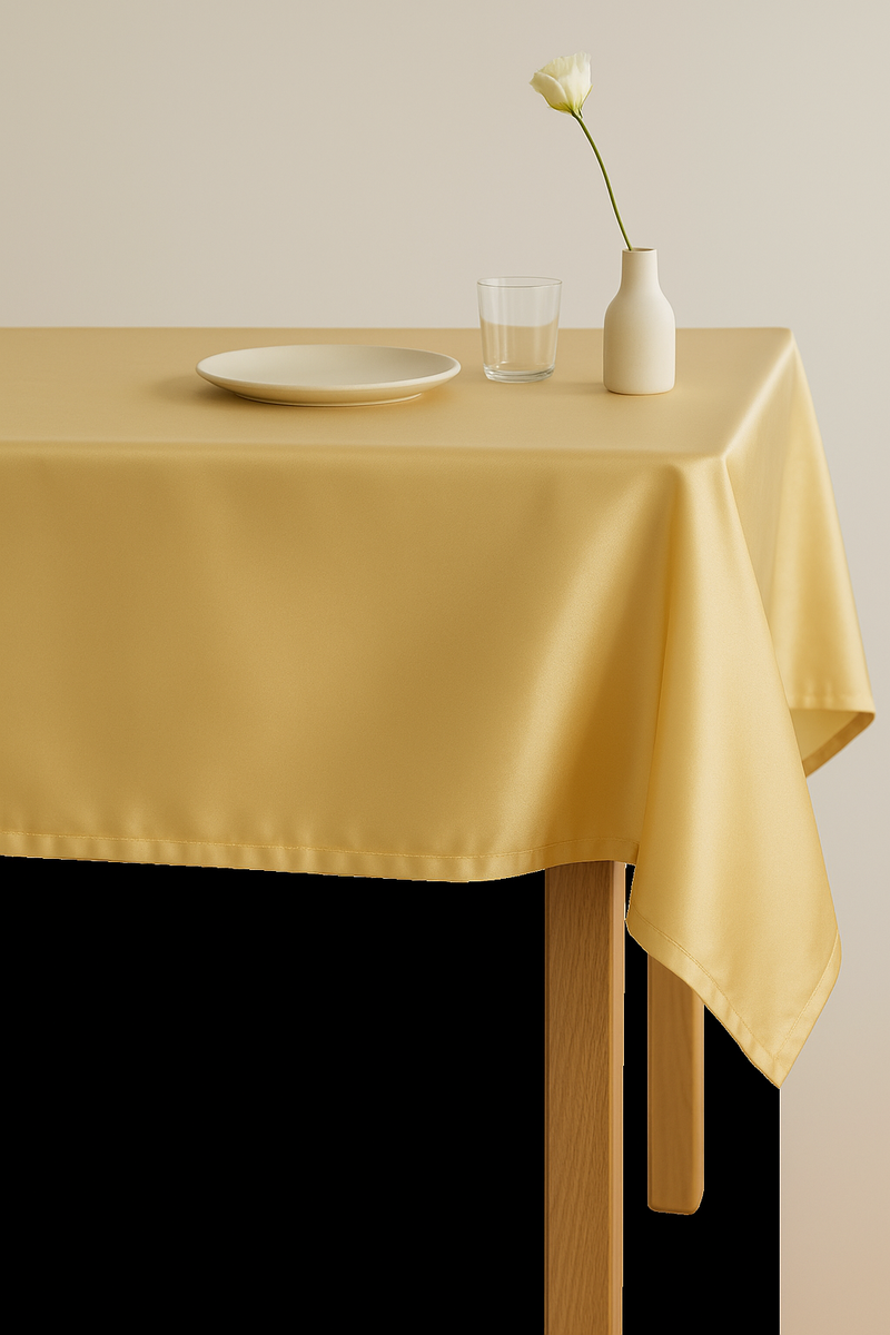 Nappe satin douce soyeuse pour table mariage banquet