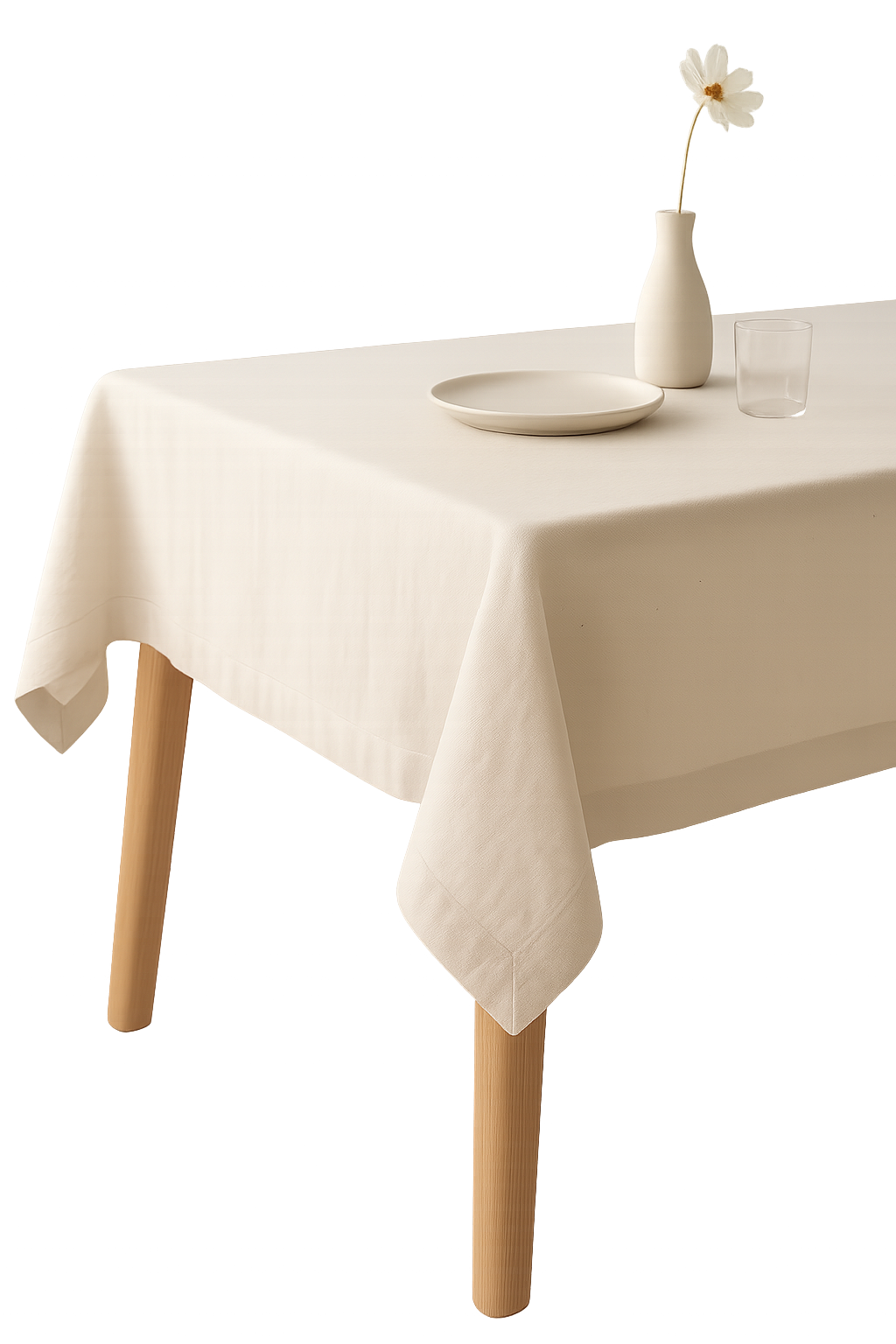 Nappe style campagne nordique tissu polyester pour table