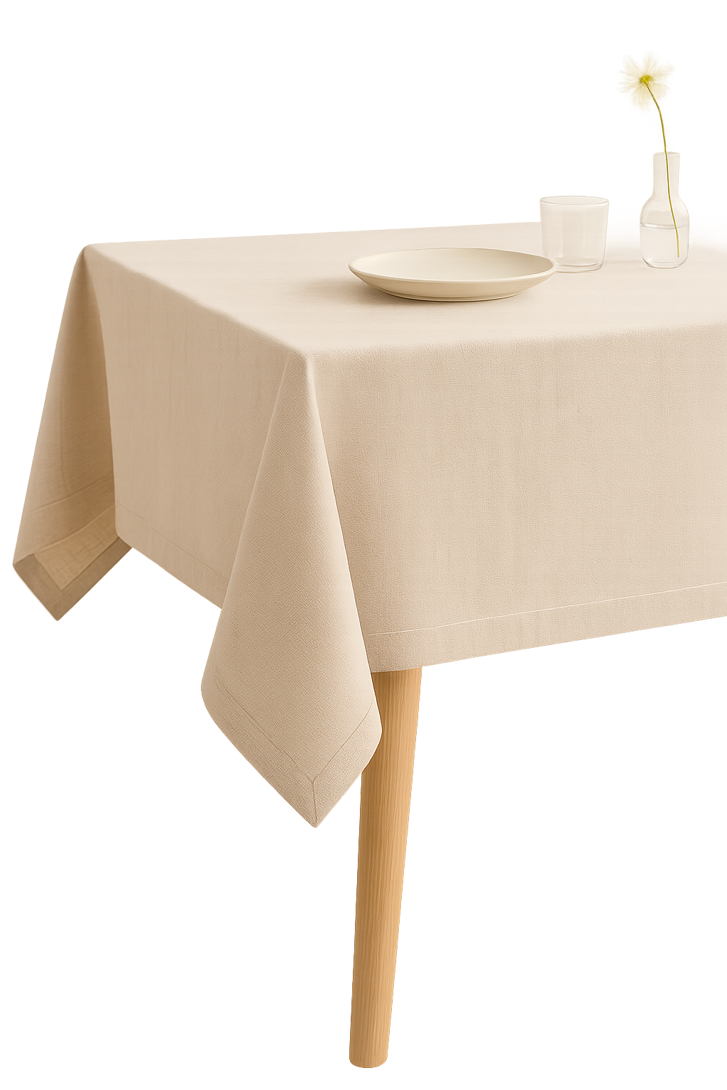 Nappe tissu imperméable style campagnard infroissable table cuisine