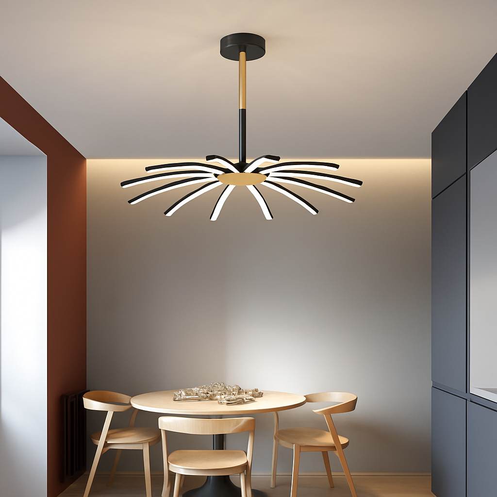 Nordique décor à la maison salle à manger suspension lumières éclairage intérieur plafonnier suspension lustre lampes pour salon - vue 5 sur 9