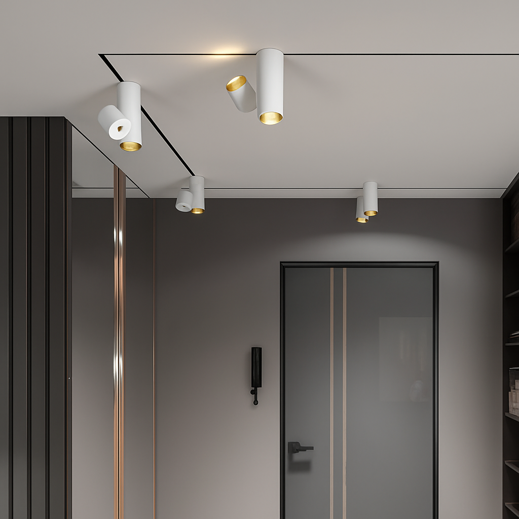 Nordique LED plafonnier luminaire intérieur chambre salon escaliers couloir projecteurs décoration de la maison plafonniers - vue 3 sur 12