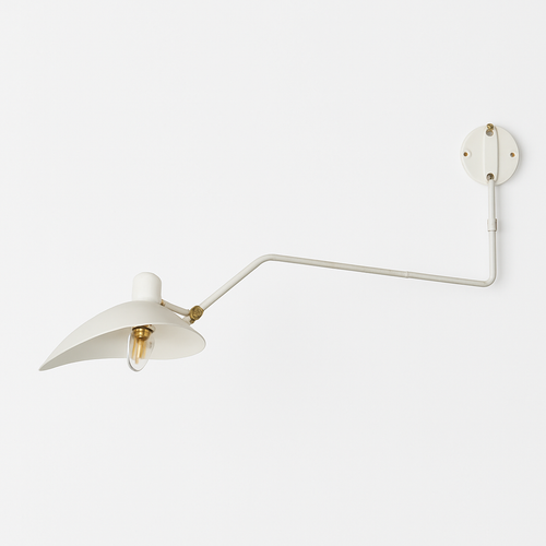 Nordic modern minimalist wall light with adjustable long arm LED lamp for living room, study, bedroom or bedside - vue 16 sur 18