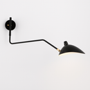 Nordic modern minimalist wall light with adjustable long arm LED lamp for living room, study, bedroom or bedside
