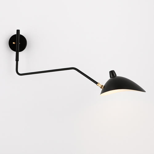 Nordic modern minimalist wall light with adjustable long arm LED lamp for living room, study, bedroom or bedside - vue 4 sur 18