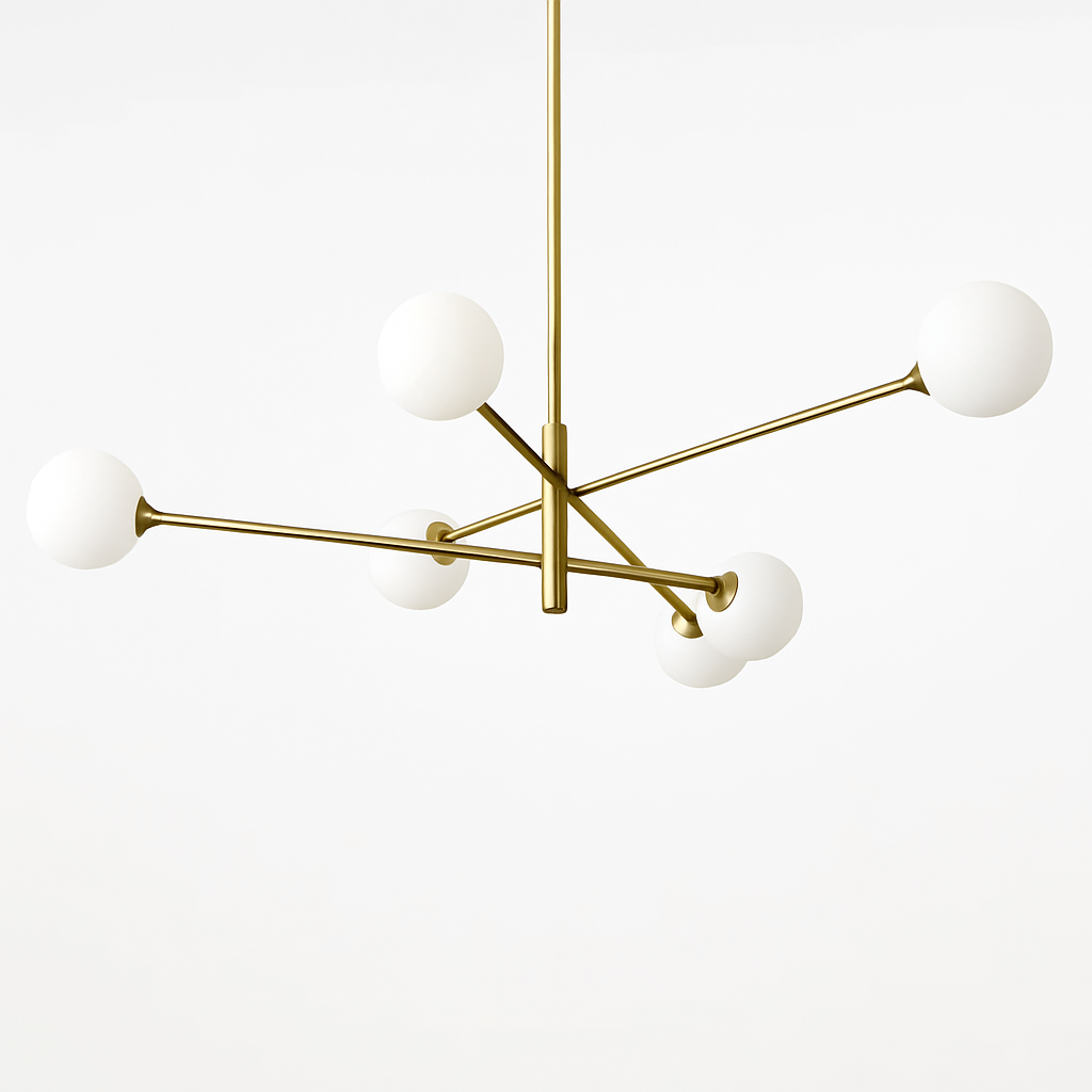 Nordique moderne verre laiton lustre luminaires décor à la maison salon en laiton suspension lumières chambre Restaurant café lampe suspendue - vue 7 sur 12