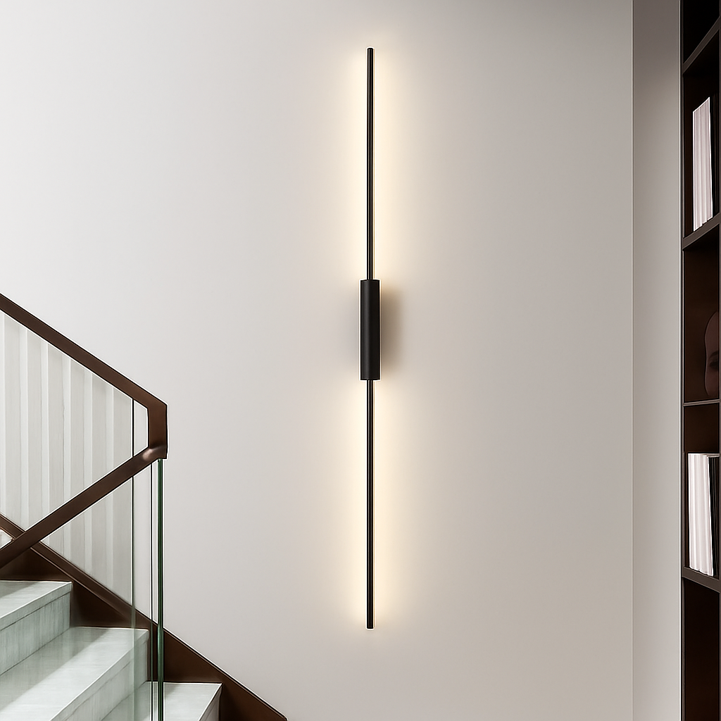 Nordique noir applique murale LED lumières applique pour chambre salon lampes d'intérieur applique murale Luminaires décor pour la maison AC110-220V - vue 5 sur 10