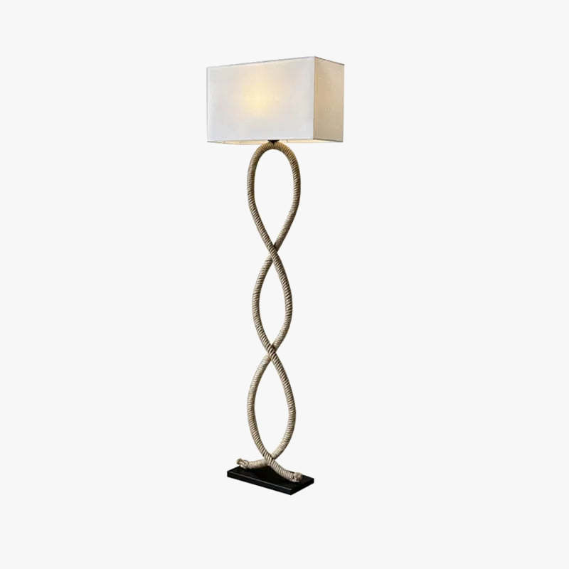 Lampadaire corde