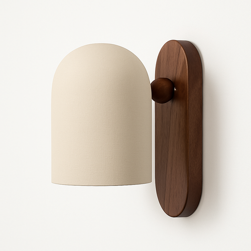 Odyssey – grande applique murale nordique en bois de noyer