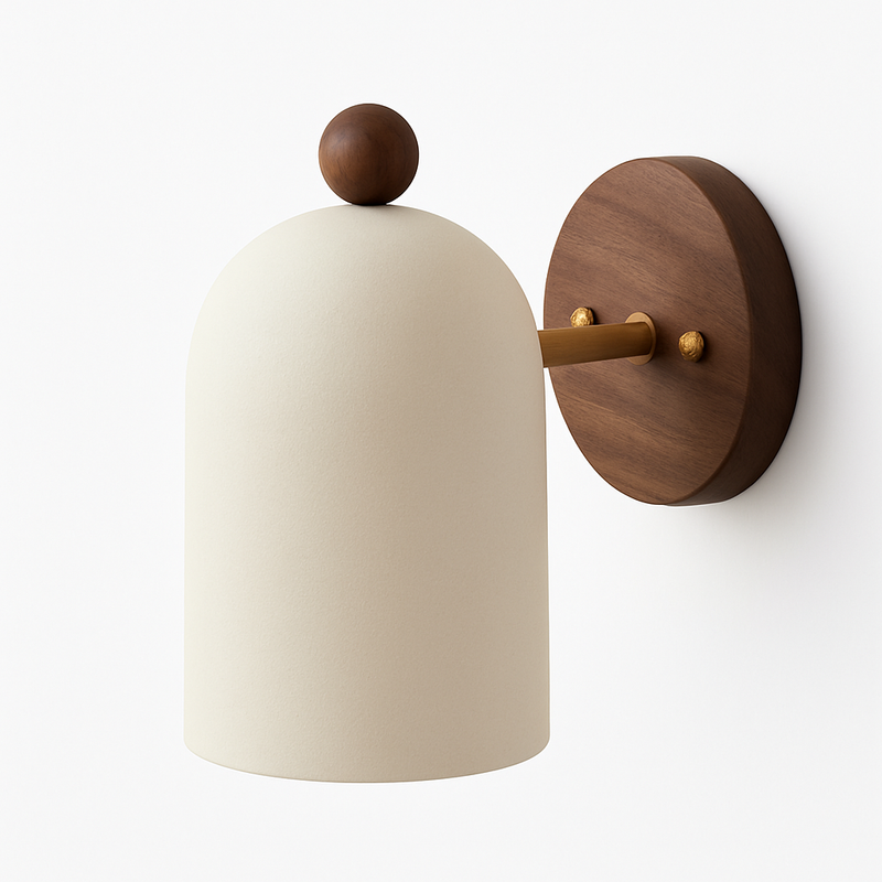 Odyssey – grande applique murale nordique en bois de noyer