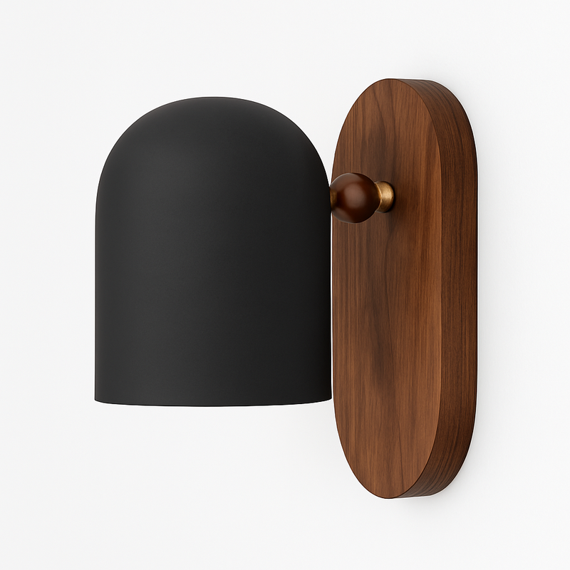 Odyssey – grande applique murale nordique en bois de noyer