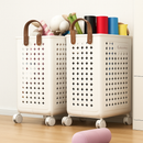 panier pliable multifonctionnel avec roulettes grande capacité rangement pratique