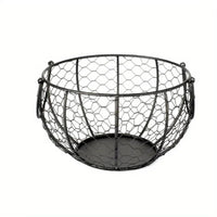 panier à œufs en métal pour rangement de cuisine