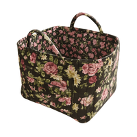 paniers de rangement en tissu grande capacité avec poignées pratiques