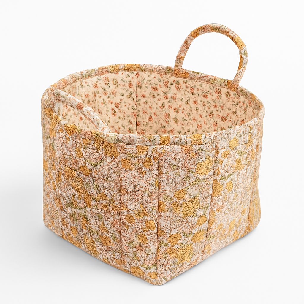 paniers de rangement en tissu grande capacité avec poignées pratiques - vue 14 sur 15