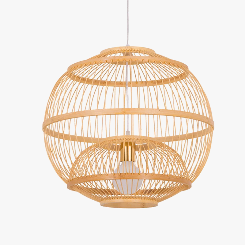 Personnalité Vintage suspension lumières bambou tresse Led Luminaria salon de thé hôtel maison d'hôtes maison Restaurant étude salon lampe à main