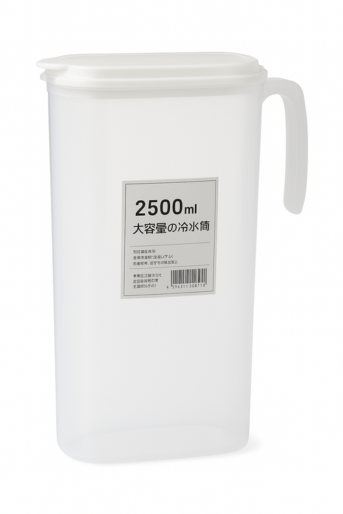Pichet eau froide plastique grande capacité résistant chute