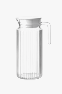 pichet en verre strie carafe eau froide 11l