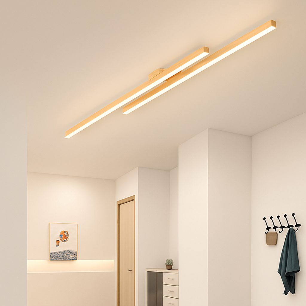 Plafond moderne à LEDs lampe allée lustre pour chambre couloir entrée balcon vestiaire décoration de la maison luminaire intérieur - vue 4 sur 16