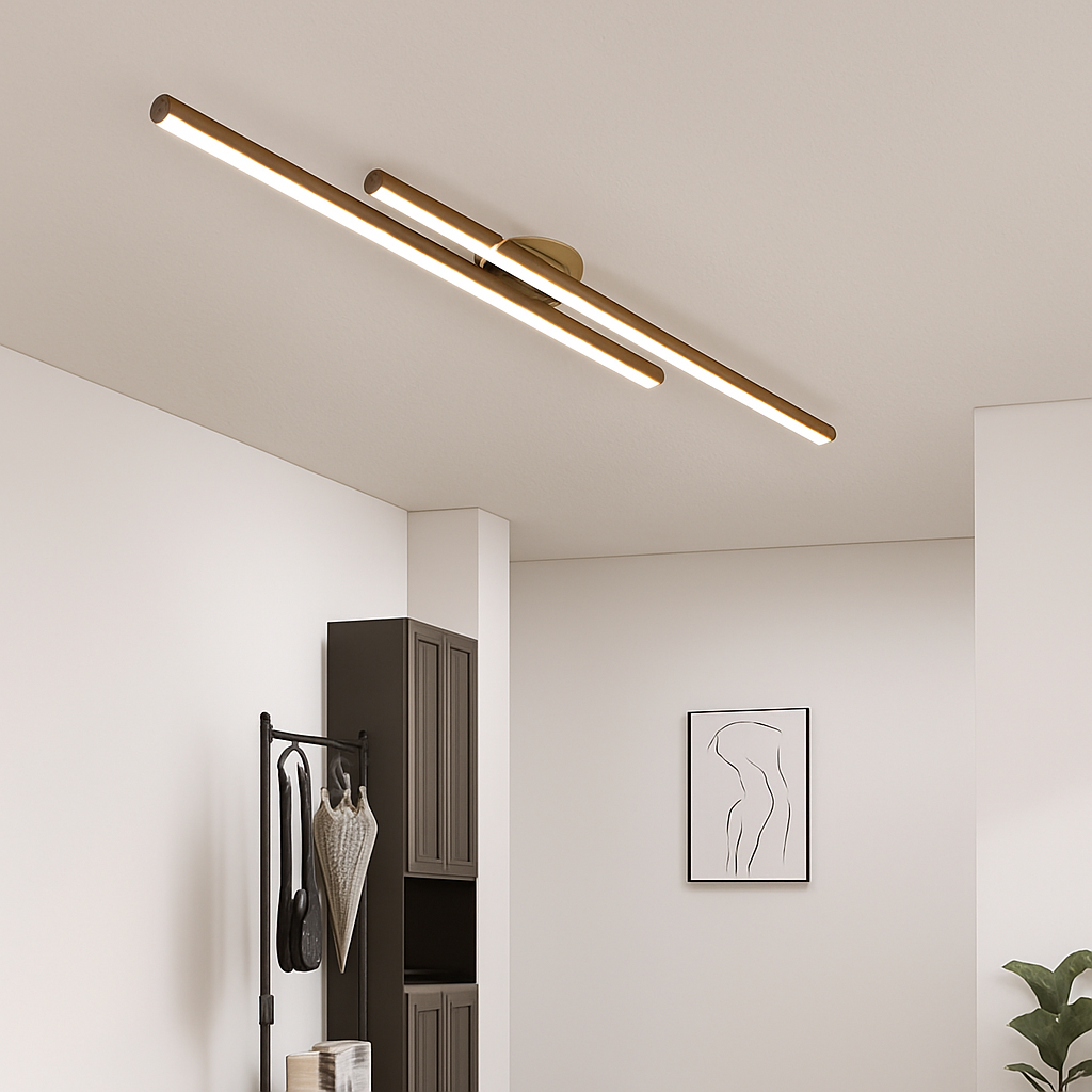 Plafond moderne à LEDs lampe allée lustre pour chambre couloir entrée balcon vestiaire décoration de la maison luminaire intérieur - vue 5 sur 16