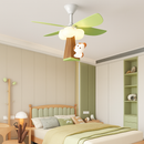 Modern creative children's ceiling light with remote control and integrated LED