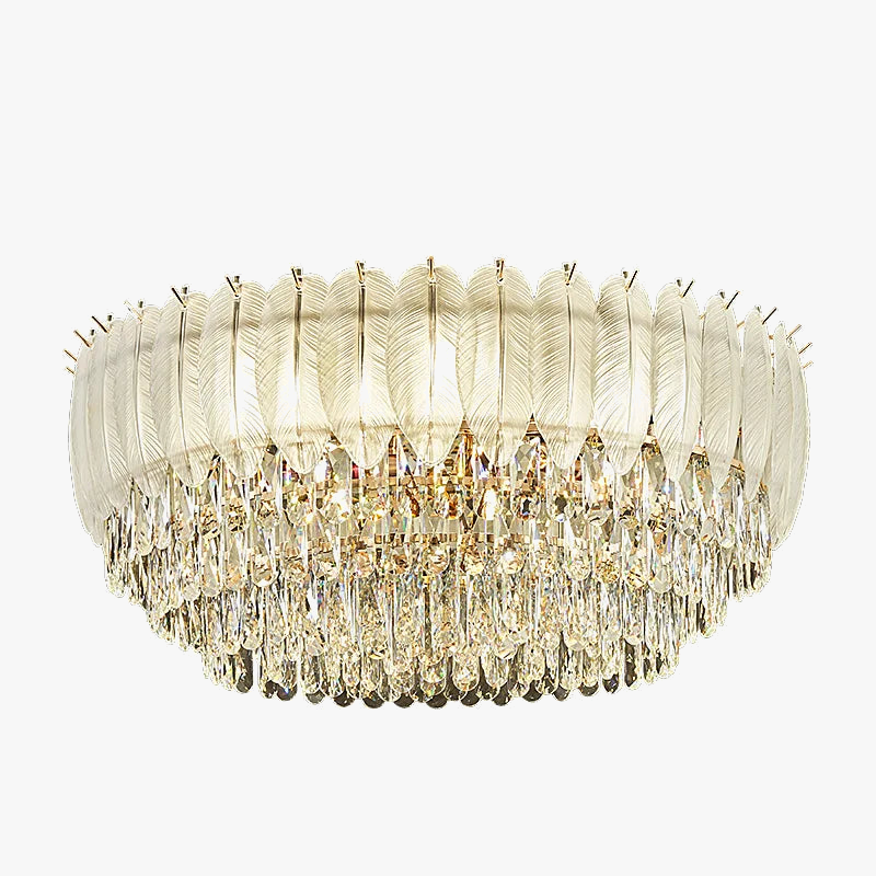 plafonnier cristal design moderne pour décoration intérieure élégante