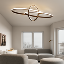 Plafonnier design LED avec anneaux imbriqués Orfa