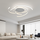 Plafonnier design LED avec des semi-cercles entrelacés Dilia