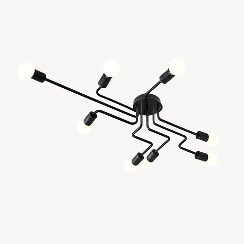 Plafonnier design à LED avec plusieurs bras