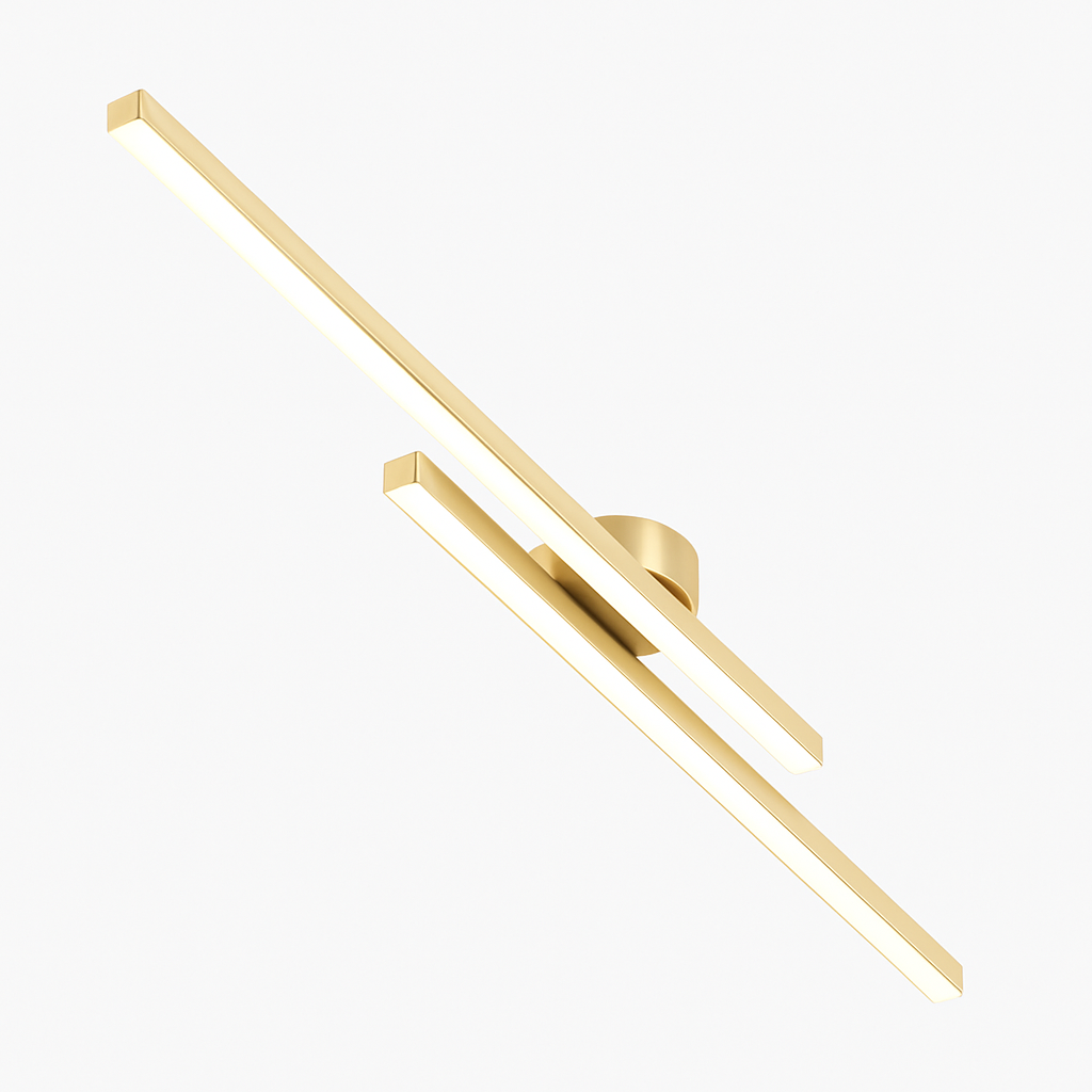 Plafonnier design LED linéaire et minimaliste Dallas