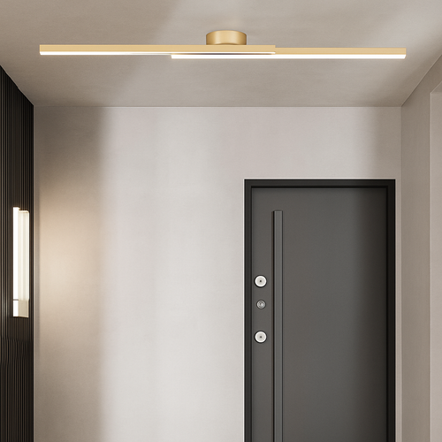 Plafonnier design LED linéaire et minimaliste Dallas - vue 6 sur 8