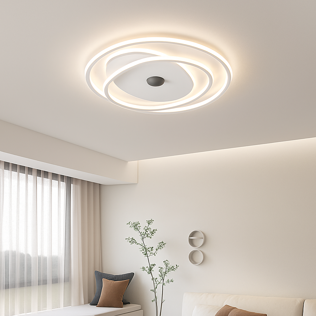 plafonnier design minimaliste pour un éclairage d'ambiance élégant - vue 5 sur 14