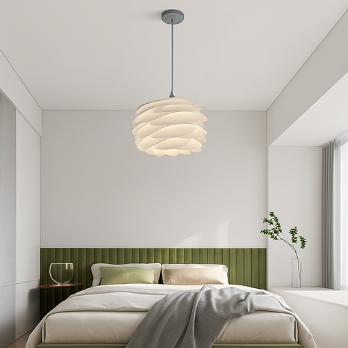 plafonnier design pétales pour décoration intérieure - vue 4 sur 12