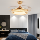 Crystal ceiling light with LED and remote control elegant design