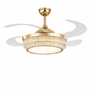 Crystal ceiling light with LED and remote control elegant design