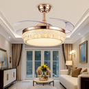 Crystal ceiling light with LED and remote control elegant design