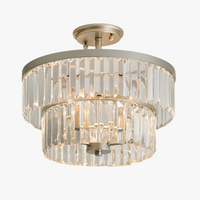 Modern luxury minimalist crystal ceiling light with creative elegant design