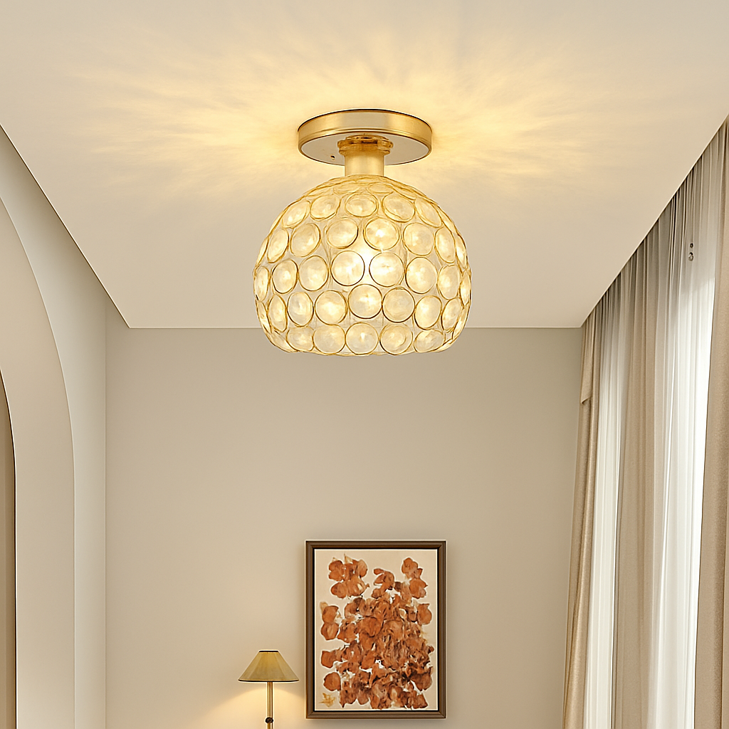 plafonnier en cristal moderne pour décoration intérieure élégante - vue 5 sur 12