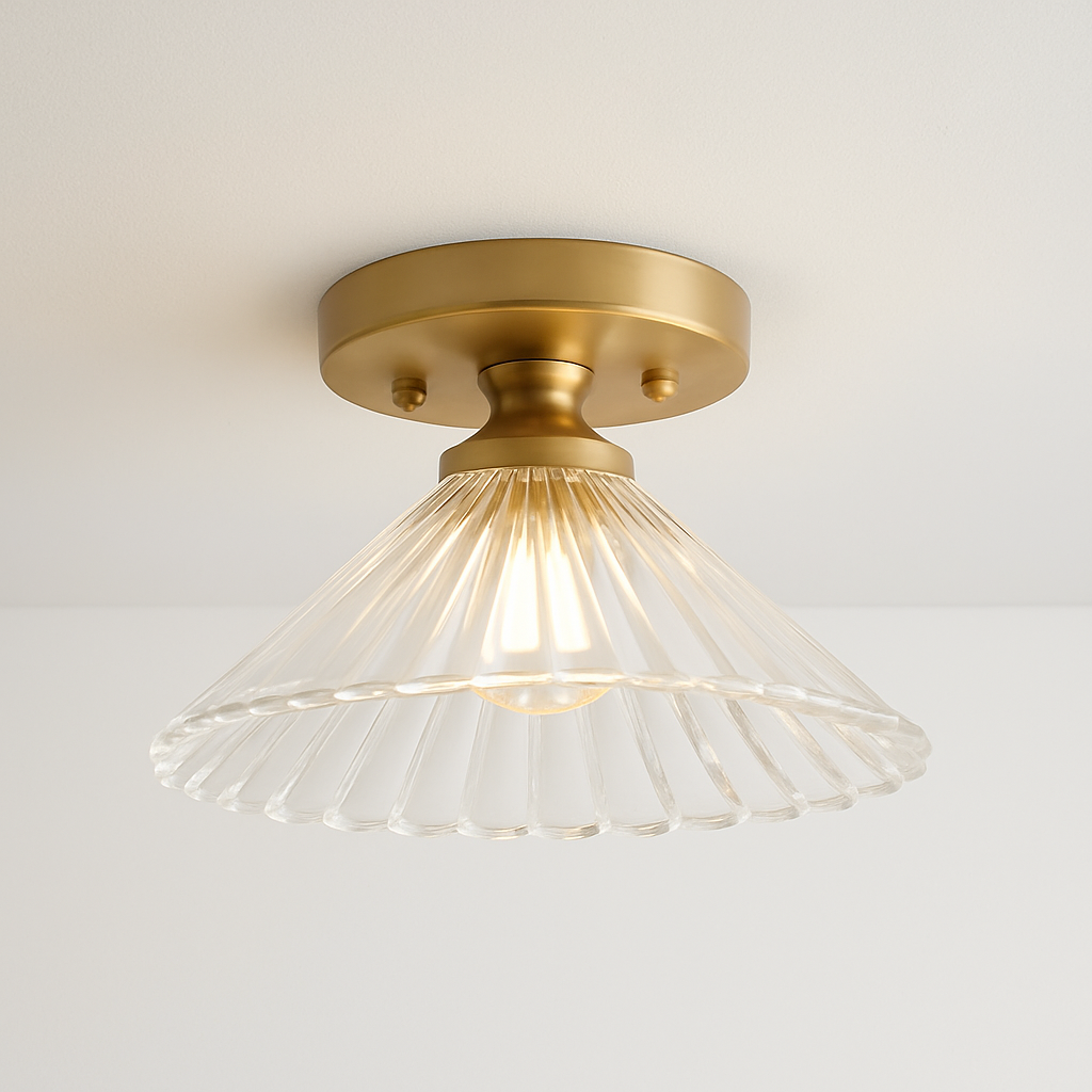 plafonnier en verre nordique rétro loft vintage moderne abat-jour - vue 14 sur 26